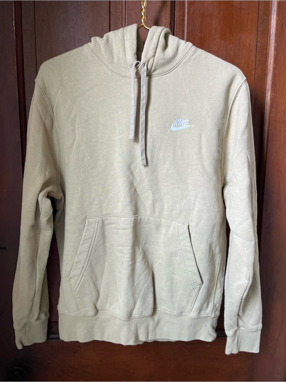 Nike men's medium tan hoodie